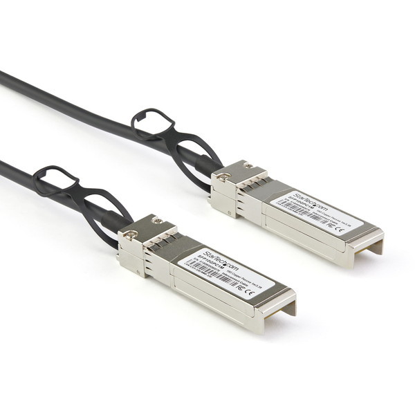 DACSFP10G1M ブラック [DAC Twinaxケーブル/Dell EMC製品DAC-SFP-10G-1M互換/銅線ダイレクトアタッチケーブル/Dell EMCスイッチ対応 (1m)]