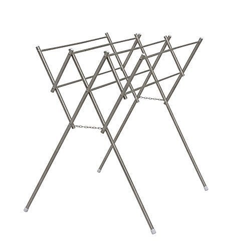 （まとめ買い）タオル干し 伸縮室内物干し オールステンレス SWX-700R [x3]