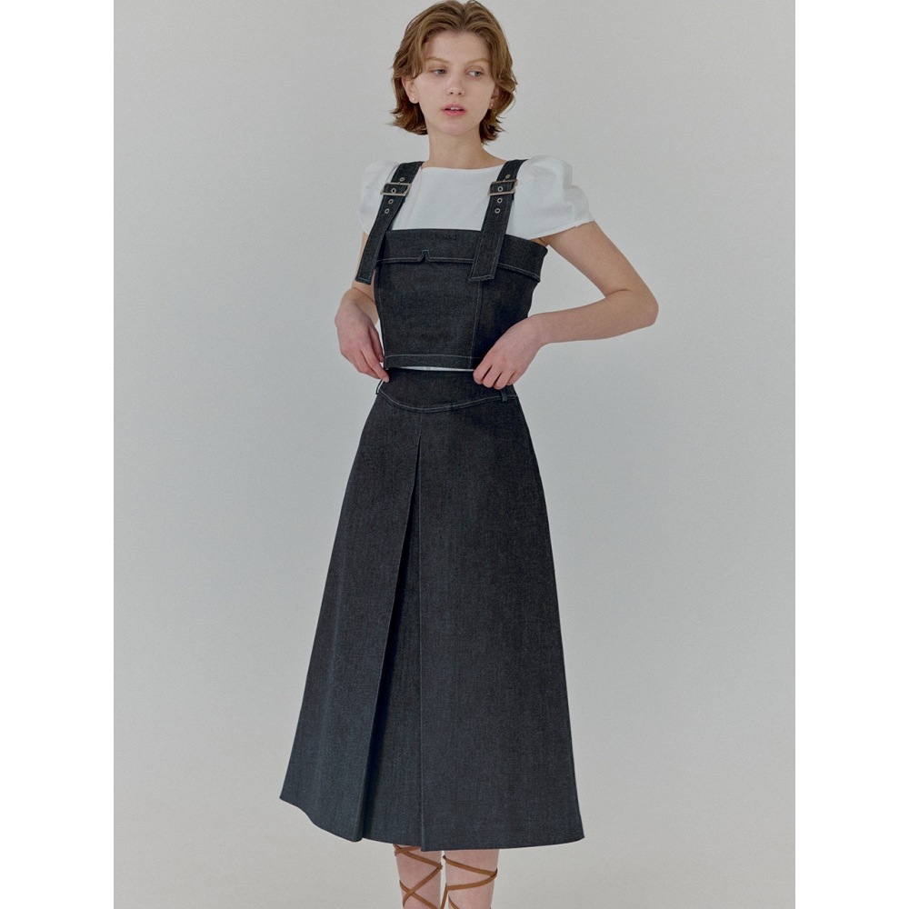 フロールームウェーブ Aラインスカートロング (2色)