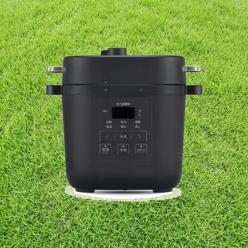 アイリスオーヤマ 電気圧力鍋 3L 3~4人 簡単調理 お手入れ簡単 1台7役 ほったらかし 自動メニュー 15種レシピブック付き PMPC-REMA3-H ダークグレー