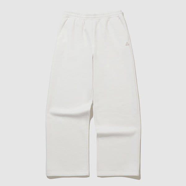エッセンシャル起毛ルーズストレートパンツ IVY / QQ323LFPO1 / 男女共用パンツ
