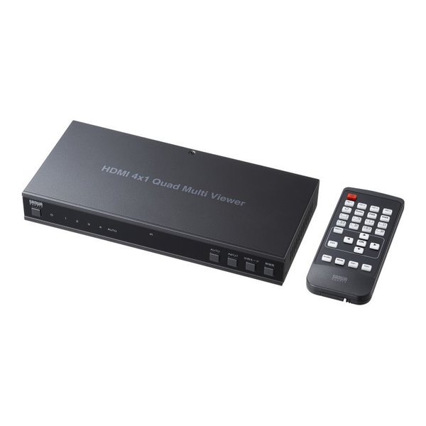 4入力1出力HDMI画面分割切替器 4K/60Hz対応 SW-PHD41MTV