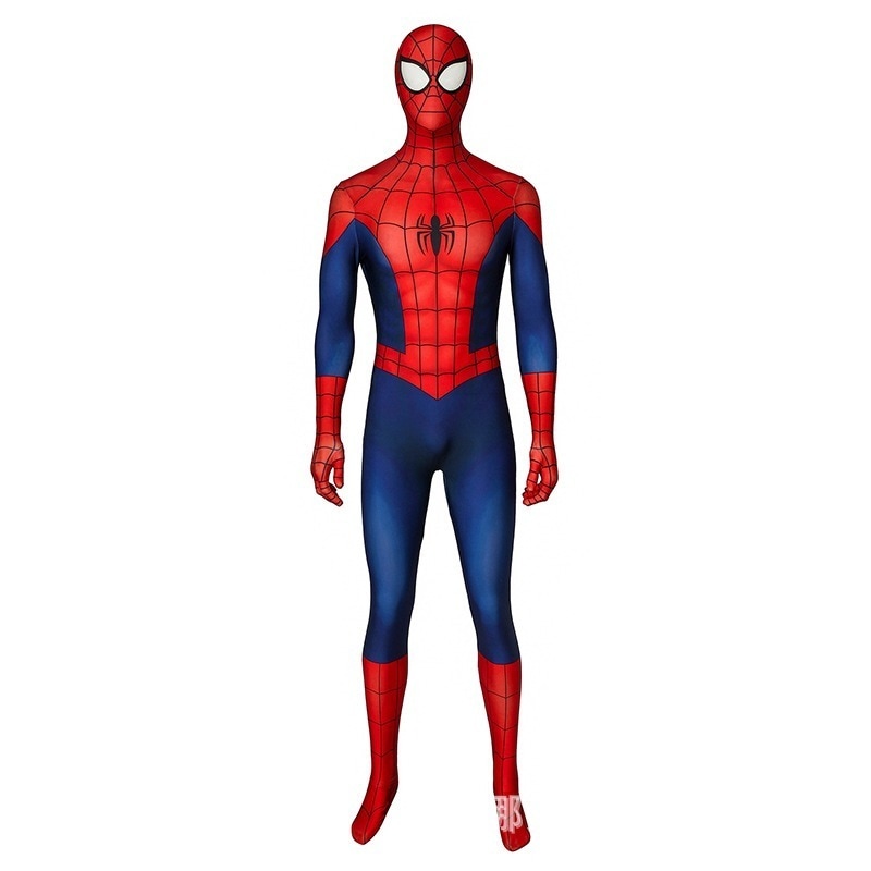 アルティメット スパイダーマン ピーター パーカー アダルト ボディスーツ スパイダーマン ボディスーツ J19016cb