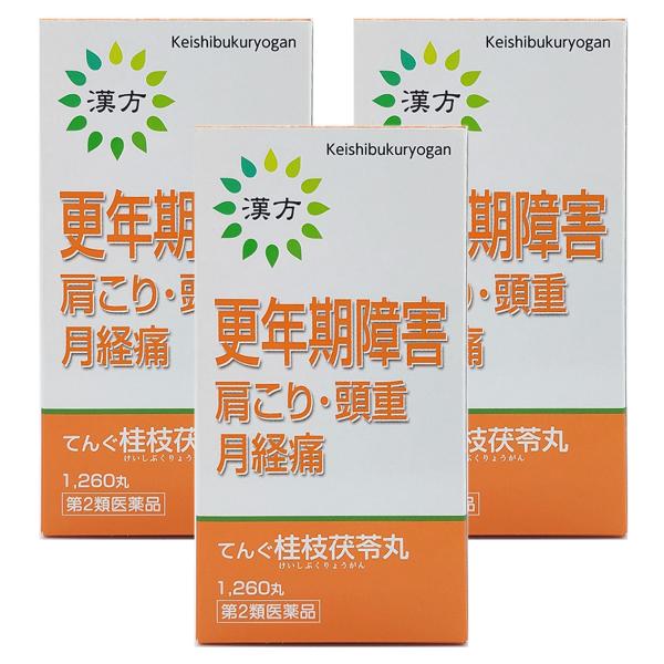 【第2類医薬品】てんぐ桂枝茯苓丸 1260丸 3個セット