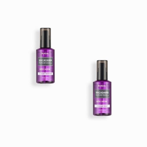 クンダルウルトラヘアエッセンスベビーパウダー100ml+クリーンソップ100ml香りの柔らかいしっとりとツヤのある髪