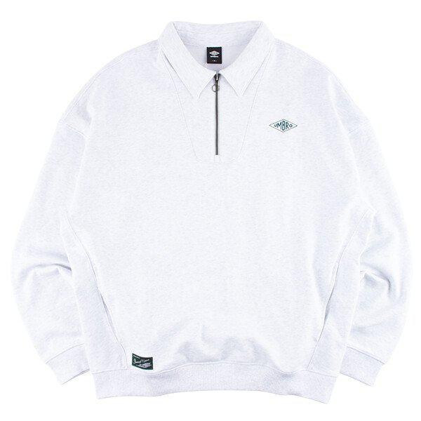 ウェイファインダー グラフィック ハーフジップアップ カラースウェットシャツ UQ121CFS12 WMG