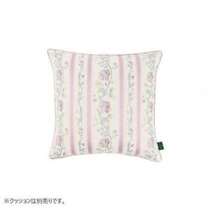 川島織物セルコン ミントン ハドンホールフラワーリボン 背当クッションカバー 45×45cm LL1221 P ピンク