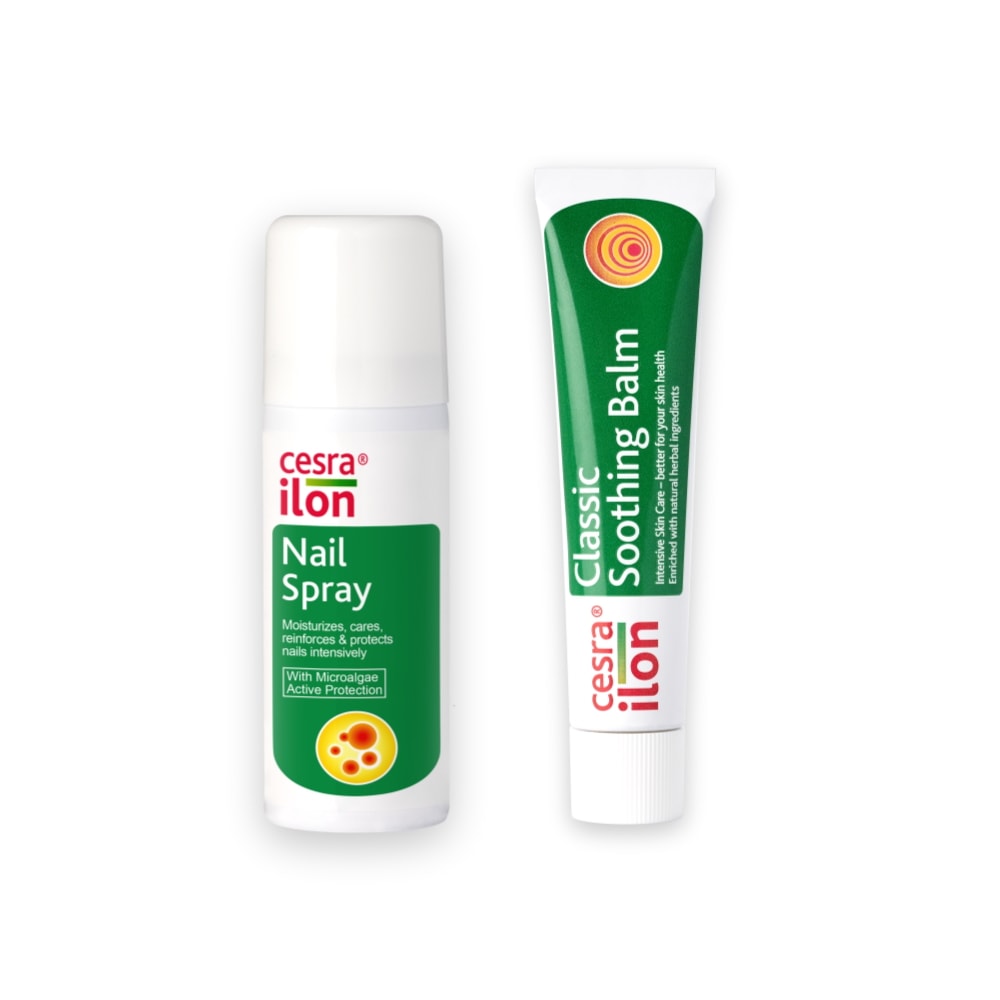 ドイツ セイロン ネイル スプレー 50ml + クラシック スージング バーム 25ml2点セット