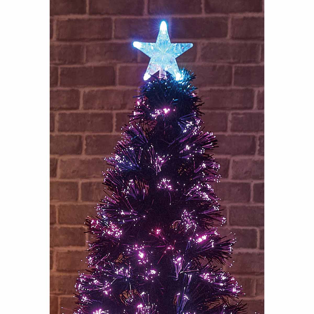 エントリーでポイント5倍！11月4日20:0011月11日1:59ブラックファイバークリスマスツリー 高さ210×幅100cm 1台 おしゃれ 北欧 led 電飾 特大 28,580円