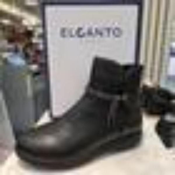 HC06 女性モールドキュービックストラップブーツ 3.5cm LCWA27U51319 (41604557)