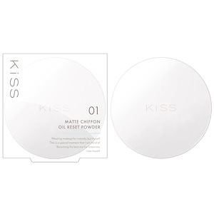 KiSS(キス) マットシフォン オイルリセットパウダー01 化粧下地 クリアルーセント 4.7グラム (x 1)