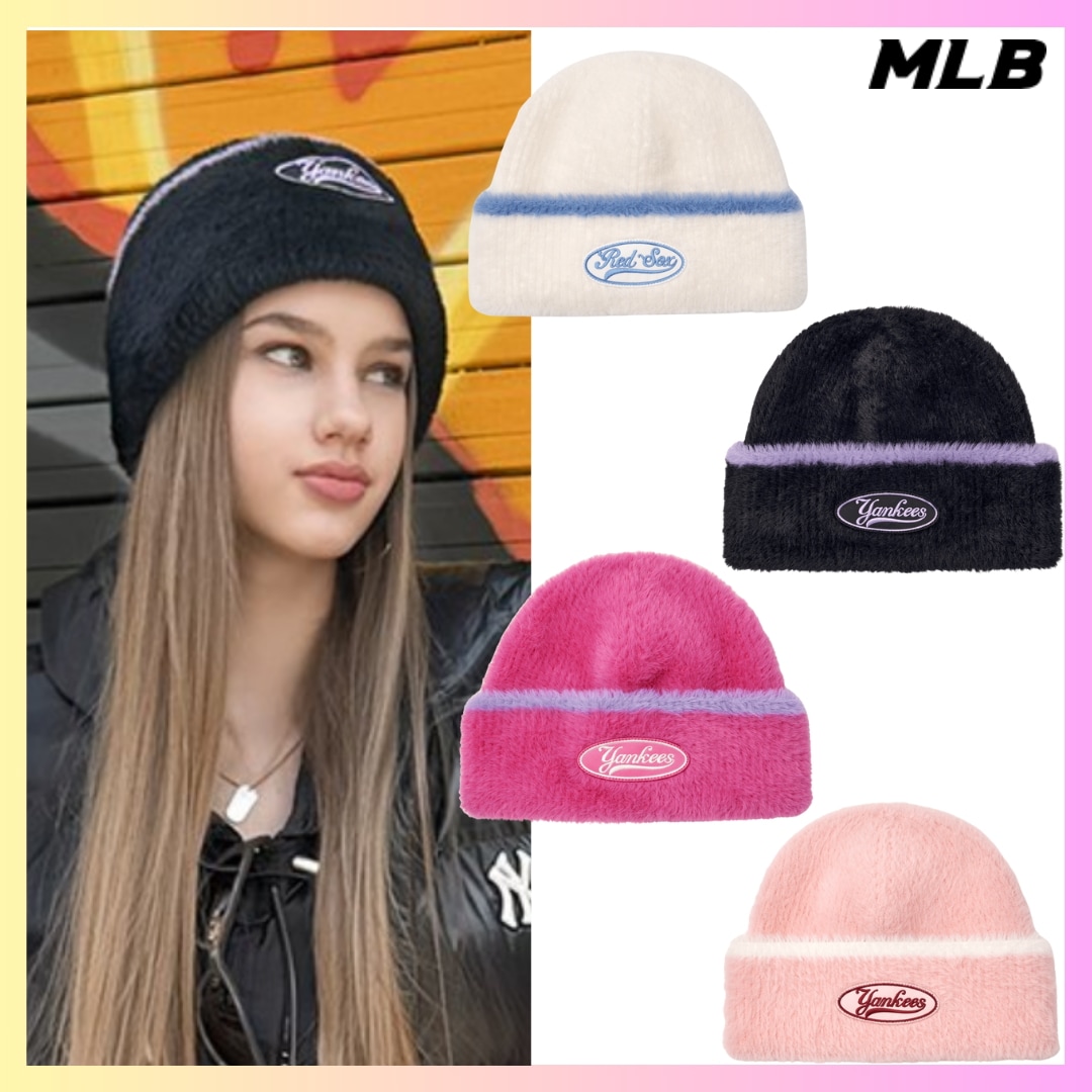 Fur Mid Beanie パー ミッド ビーニー 4 カラービーニー ブランド 韓国ファッションレディース スポーティー 10代 20代 韓国帽子 ニット帽
