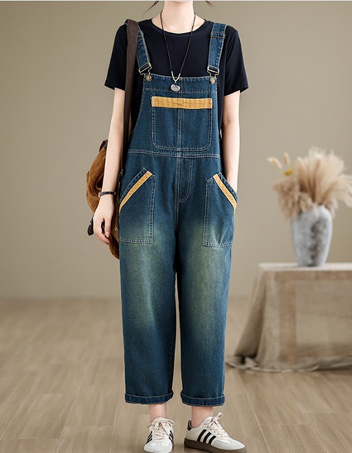 オールインワン ノースリーブ 切り替え 体型カバー 着痩せ デニム 大きいサイズあり大きいサイズ レディース 春夏 スカート パンツ ガウチョ ドレス サロペット ロンパース all-in-one