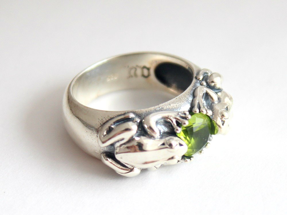 蛙 カエル リング 指輪 シルバーリング (9)