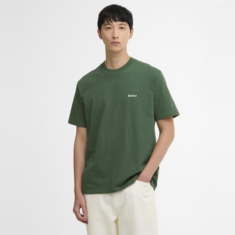 [26SS]男性グリーン Dalton Logo OS Tシャツ (URTS6E006E2)