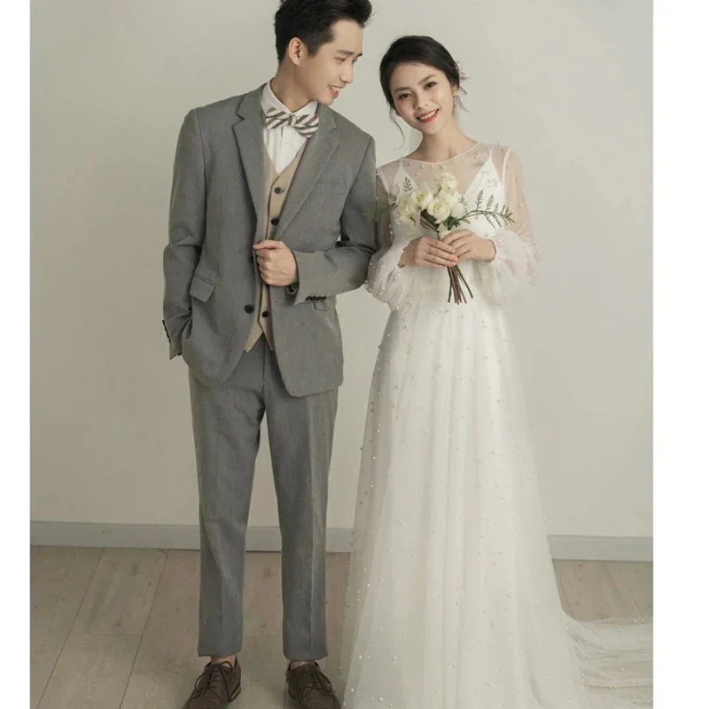 【L.O.V.E】 ウェディングドレス 白 結婚式 花嫁 サイズオーダーメイド可能 成人式 お呼ばれ ウェディング 演奏会 二次会 パーティードレス 前撮り ワンピース ロングドレス メガ割 9