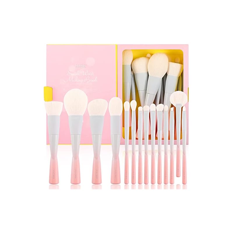 化粧ブラシが日本上陸 メイクブラシセット14本 ギフトボックス付き