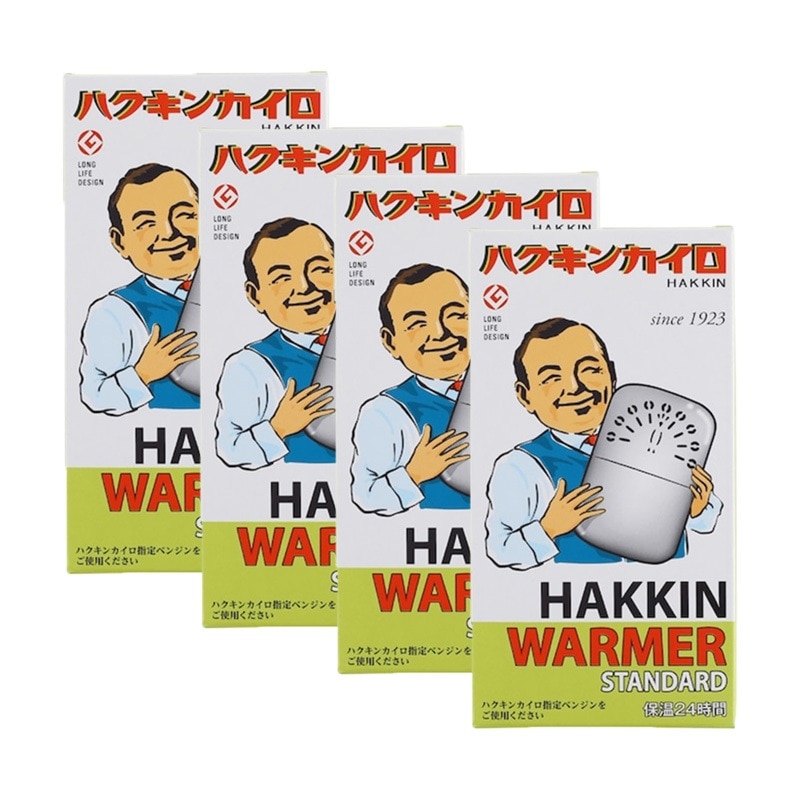 ハクキンウォーマー スタンダード 4個セット HAKKIN カイロ 燃料式