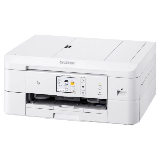 プリンター A4インクジェット複合機(ホワイト/Wi-Fi/自動両面/レーベル/2023年モデル) DCP-J928N-W 21,450円