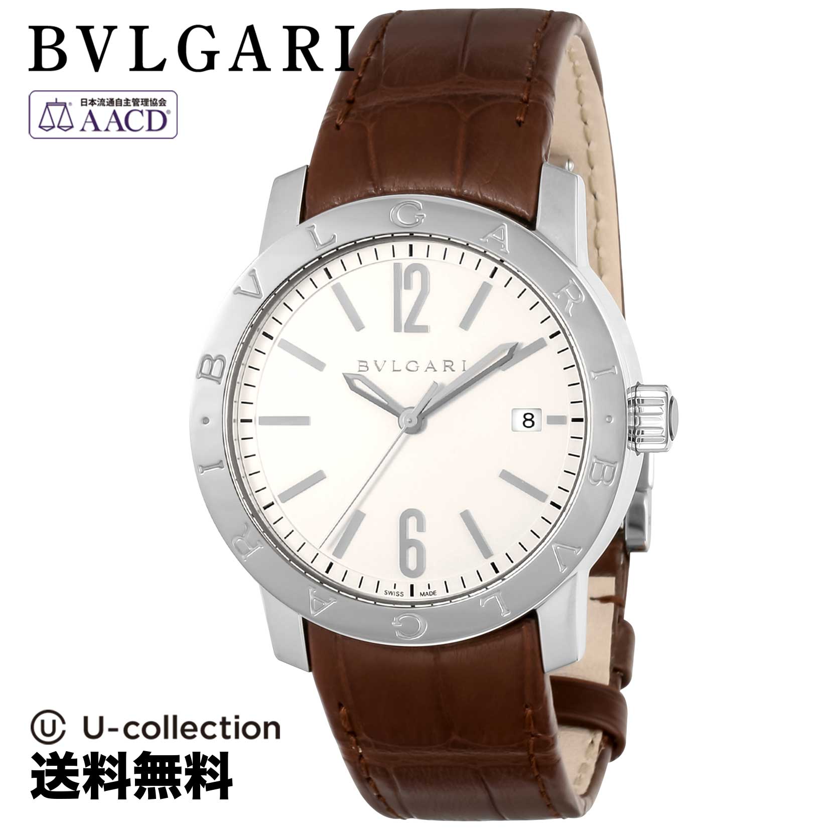 【腕時計】 BVLGARI(ブルガリ) Bvlgari Bvlgari / ブルガリブルガリ メンズ ホワイト 自動巻 BB39WSLD 時計 ブランド