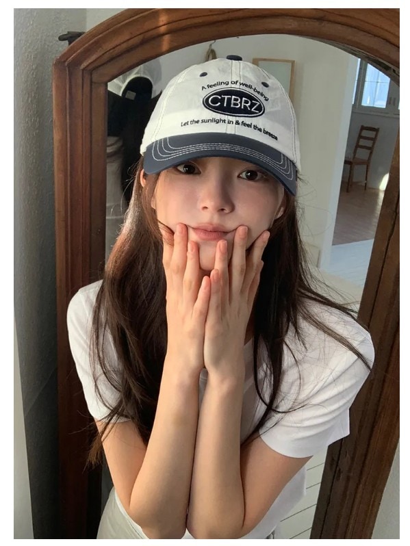 【CITY BREEZE】 CTBRZ NYLON 2 TONE BALL CAP : NAVY