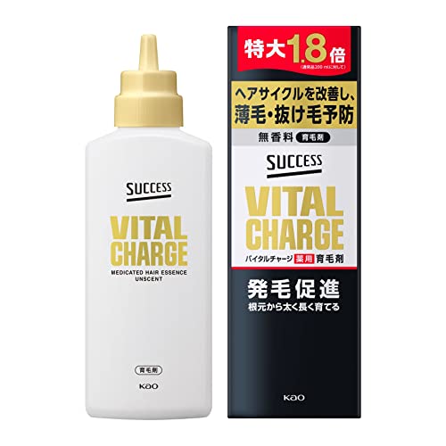 【Amazon.co.jp限定】サクセス バイタル チャージ 薬用育毛剤 360ml 特大約1.8倍 [医薬部外品] 独自の有効成分【 t-フラバノン 】配合 発毛促進