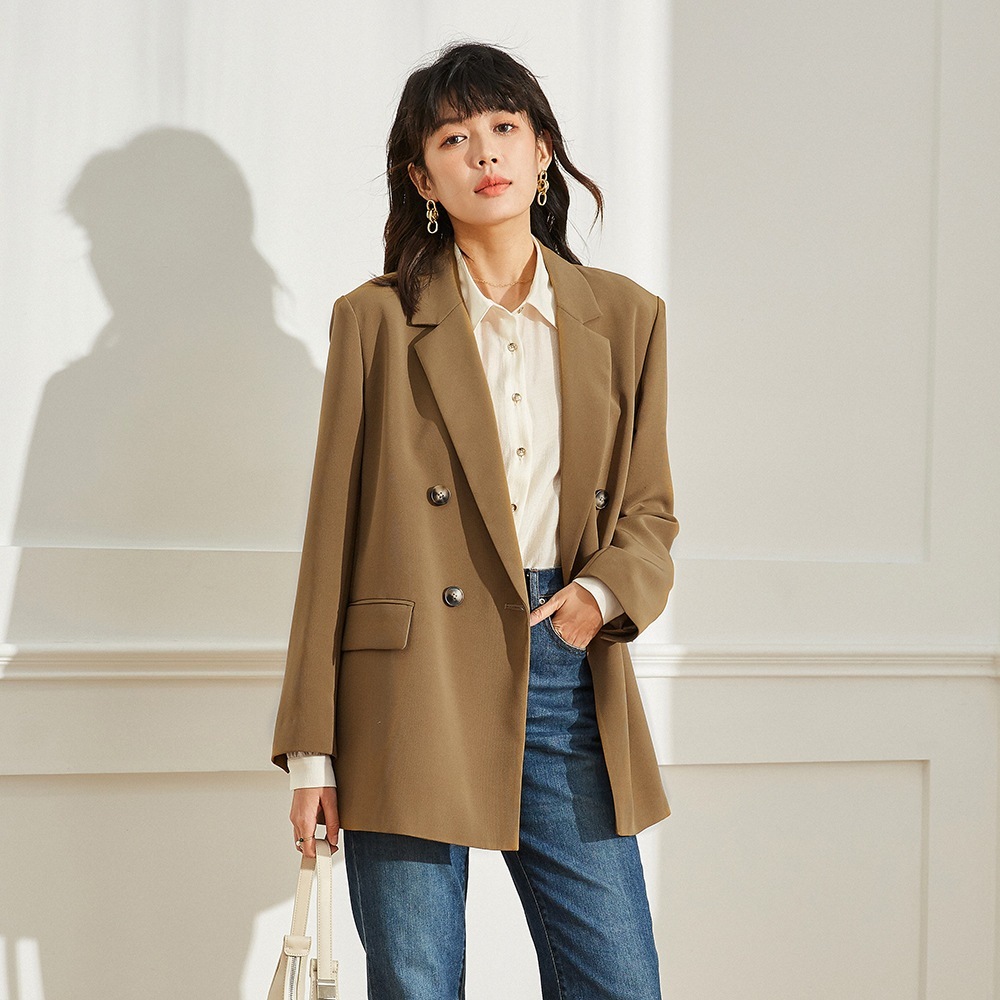 スーツ女子24秋の新作韓国版ゆったり日常通勤やせ見えカジュアル100着アウター女子1 2818