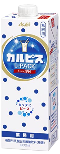 アサヒ飲料 「カルピス」 Lパック 紙容器 1000ml ×6本