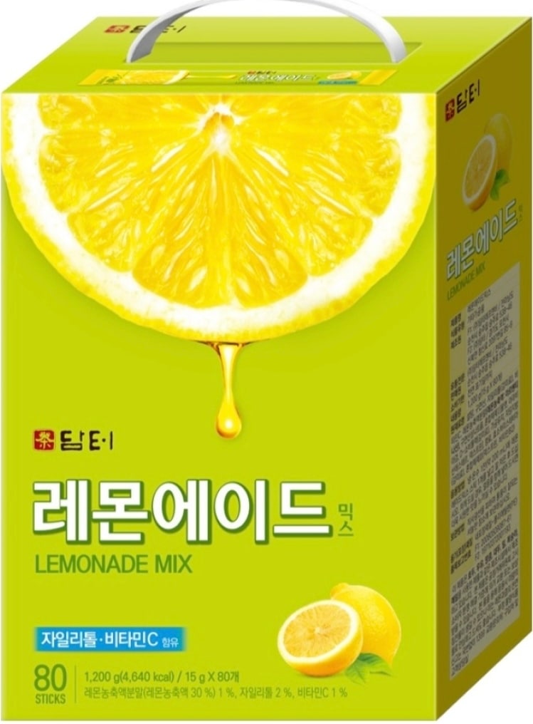 (韓国食品) 15g*80個*4box/ レモン /レモネード/レモンスムージー/ レモンティー / 韓国茶 / vitC / 韓国飲料 / 韓国おやつ / 韓国人気茶 / おすすめ飲料