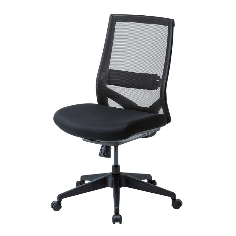 SNC-NET20BK 高耐荷重メッシュチェア ブラック