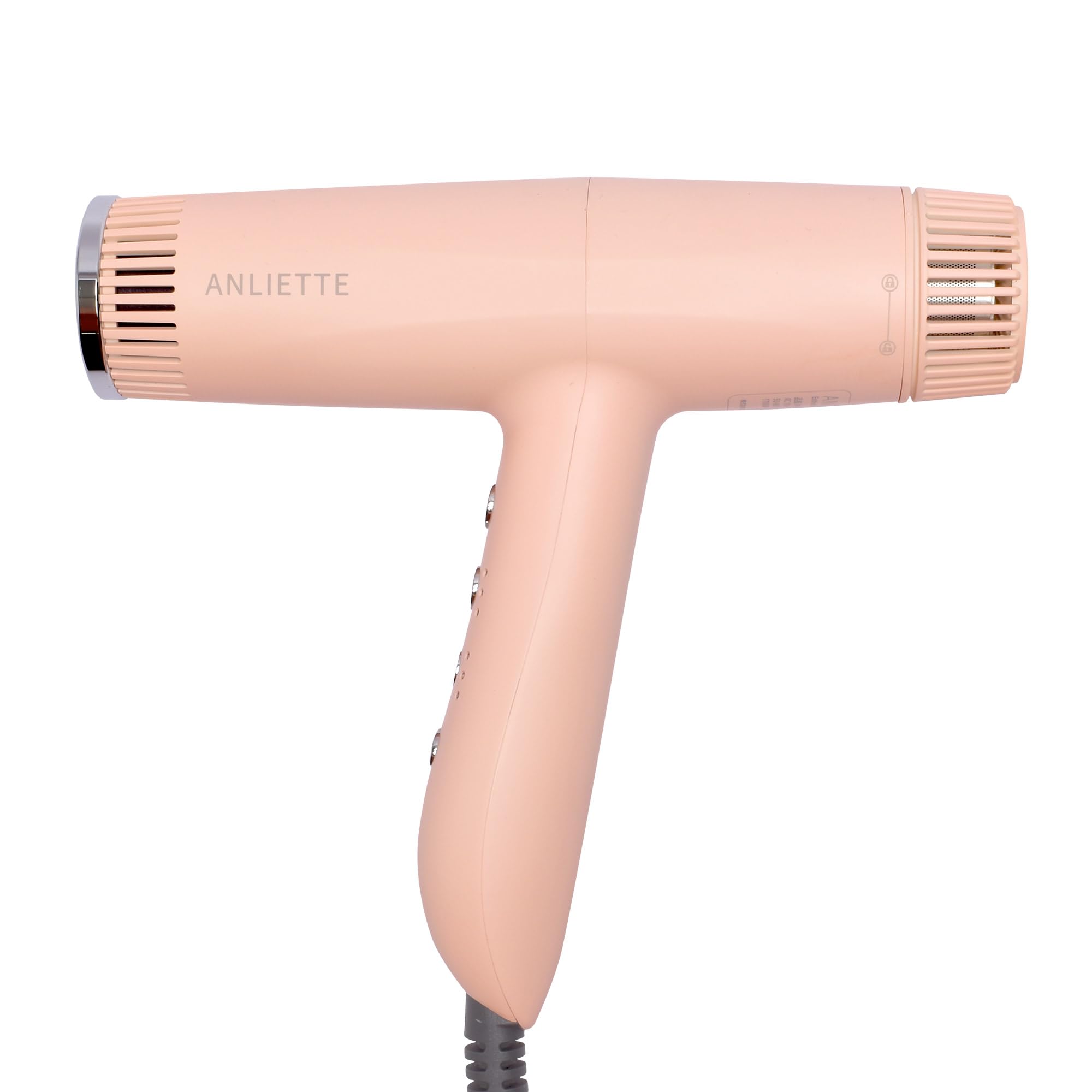 エステティックイオン ドライヤー 速乾 大風量 超軽量 マイナスイオン オートクリーニング機能 AN-004 コーラルピンク