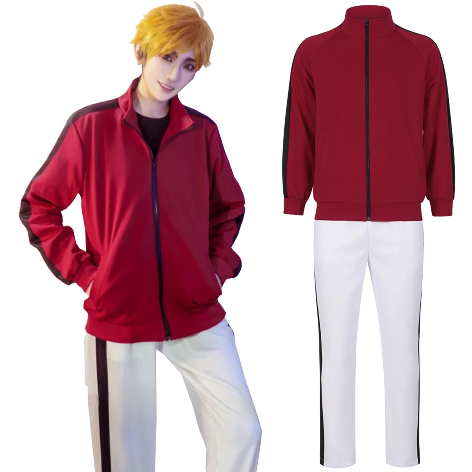 [神併良品] 稲荷崎高校 コスプレ ジャージ ハイキュー! 北信介 大耳練 尾白アラン 銀島結 宮侑 角名倫太郎 宮治 赤木路成 コスプレ衣装 長袖 学生制服 ユニセックス コスチ 88948