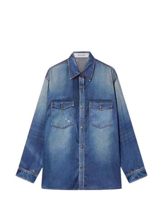GOLDEN GOOSE Women Shirts GWP02525 P00240650100 Blue