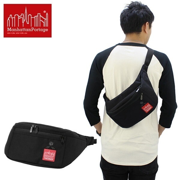 マンハッタン ポーテージ(Manhattan Portage THEORIES) Alleycat Waist Bag Large (MP1102TOA) ウェストバッグL ボディバッグ