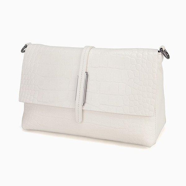 クロコダイルエンボス2WAYショルダーバッグ51HT42DT26102 AY 2