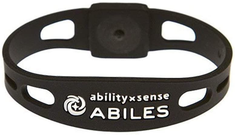 ABILES(アビリス) PLUS ブレスレット/アンクレット ブラック LL (20cm) 440336