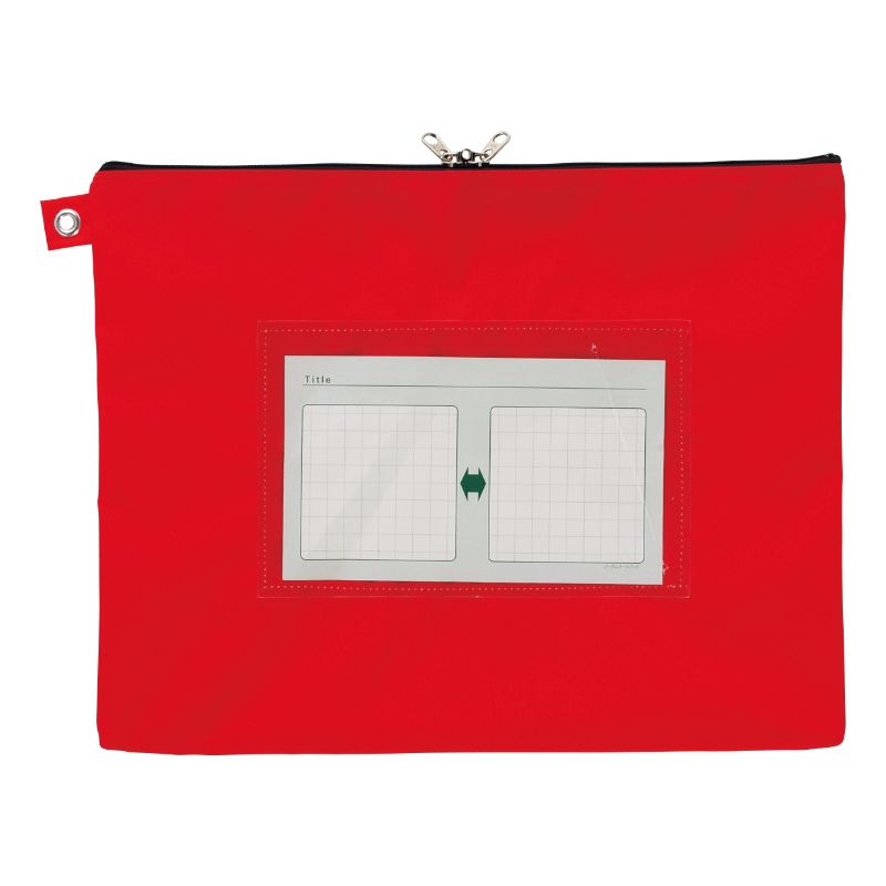 （まとめ買い）サクラクレパス ノータム 鍵対応メールバッグ レベルB B4 赤 UNMB01-B4#19 [x3] 5,209円