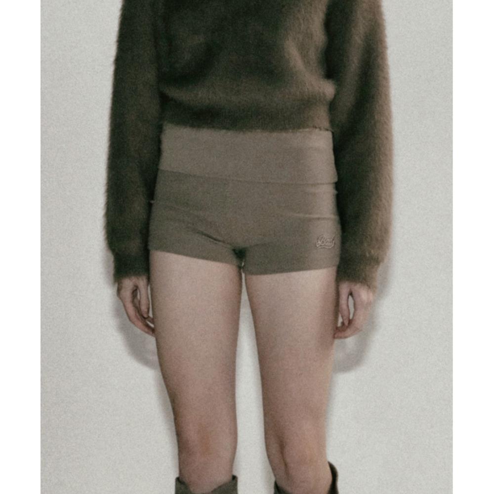 BADBLOOD Beyond Soft Fold Over Shorts Tobacco w-srt24-08