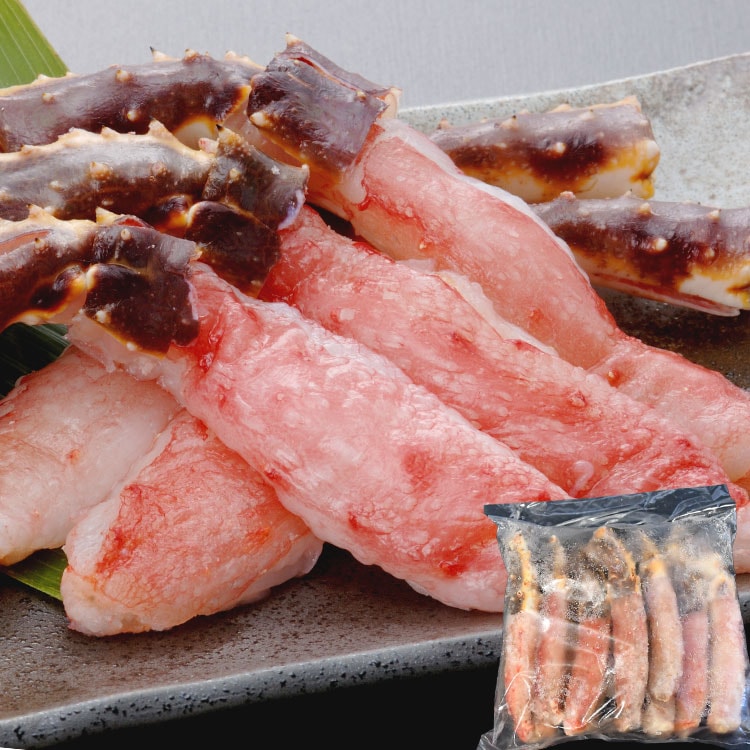 タラバガニ 生 剥き身 総重量 1kg 前後(1kg 10から15本前後×2袋) ポーション 棒肉 剥身 カット 脚 足 たらば タラバ カニ 蟹 カニ鍋 カニシャブ かにしゃぶ