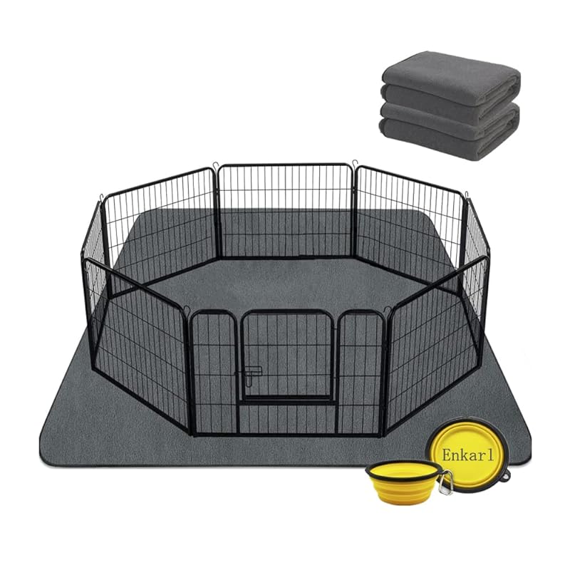 Enkarl ペット用おしっこマット 犬 猫用洗えるペットシーツ ペットマット おしっこパッド 洗える 繰り返し利用可能 防水 速乾 消臭 滑り止め 漏れにくさ 多頭飼い 大判サイズ トイレシート 下