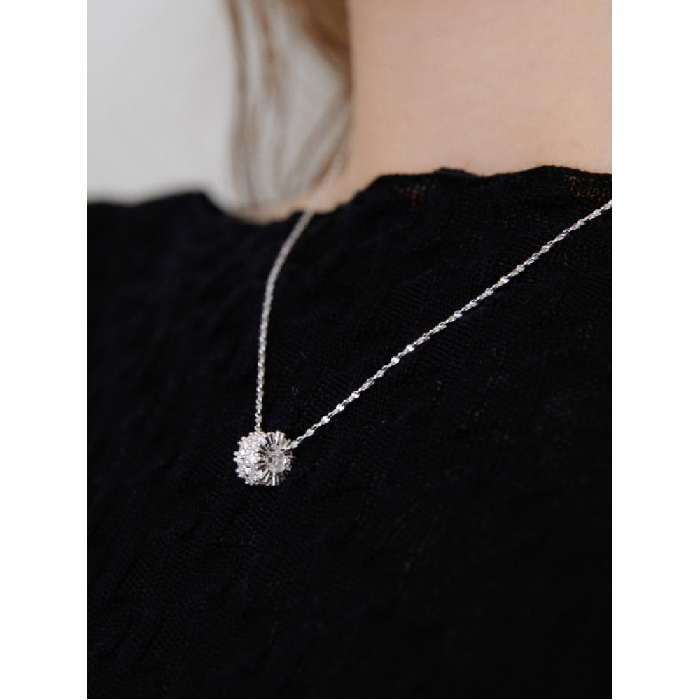 GETMEBLING クリスタルキュービックネックレス