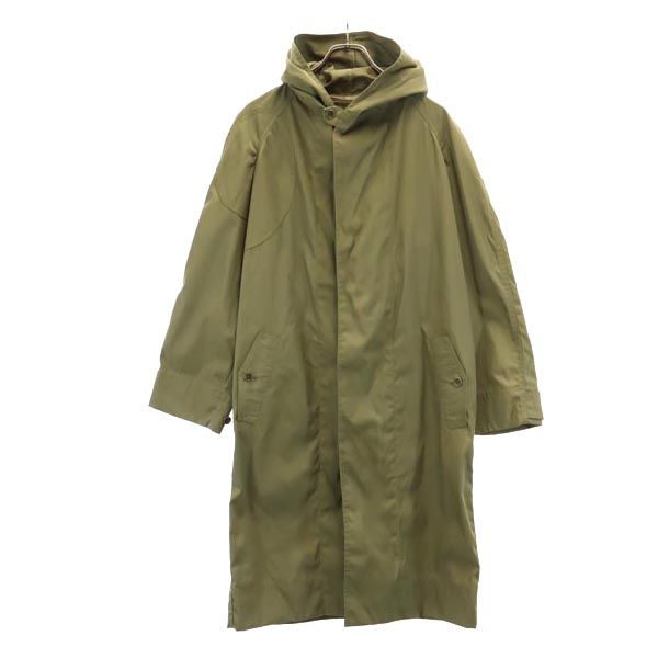 ステンカラーコート 34 カーキ メンズ