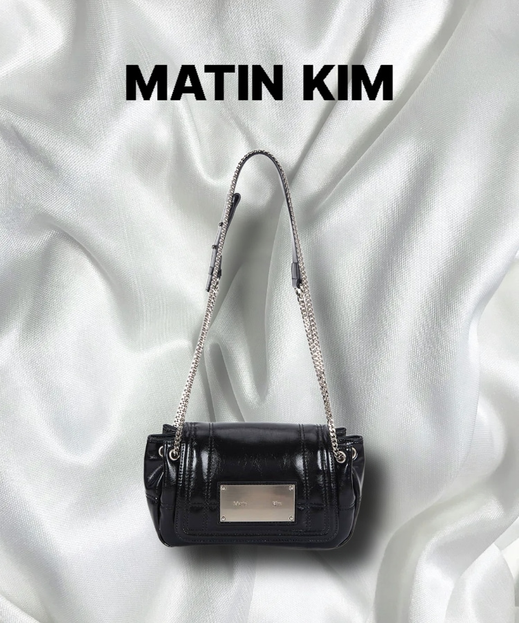 Qoo10 Matin Kim GLOSSY QUILTING バッグ