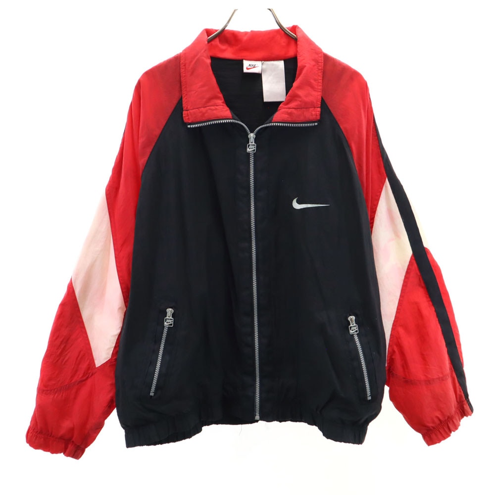 90s 00s オールド 白タグ ナイロンジャケット XL ブラック 他 メンズ