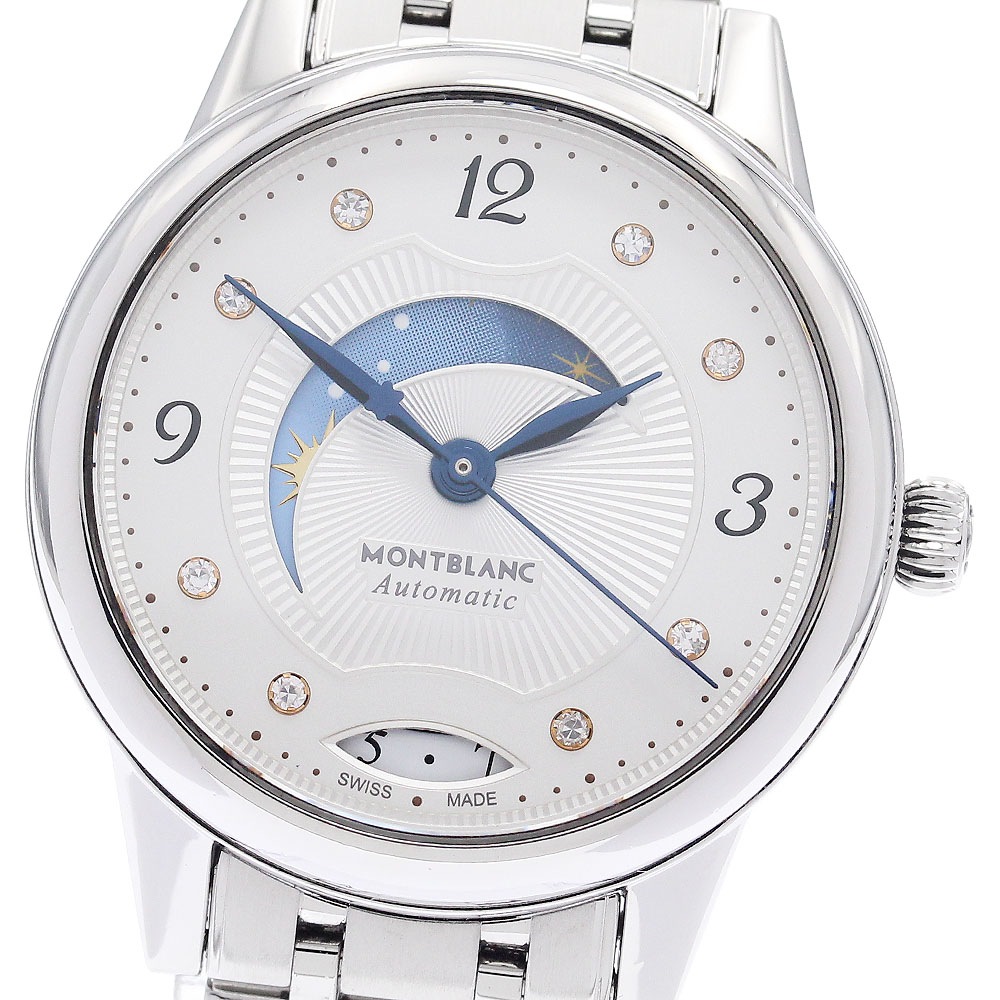 モンブラン MONTBLANC 114731 ボエム デイ&ナイト 8Pダイヤ 自動巻き レディース _948243【中古】