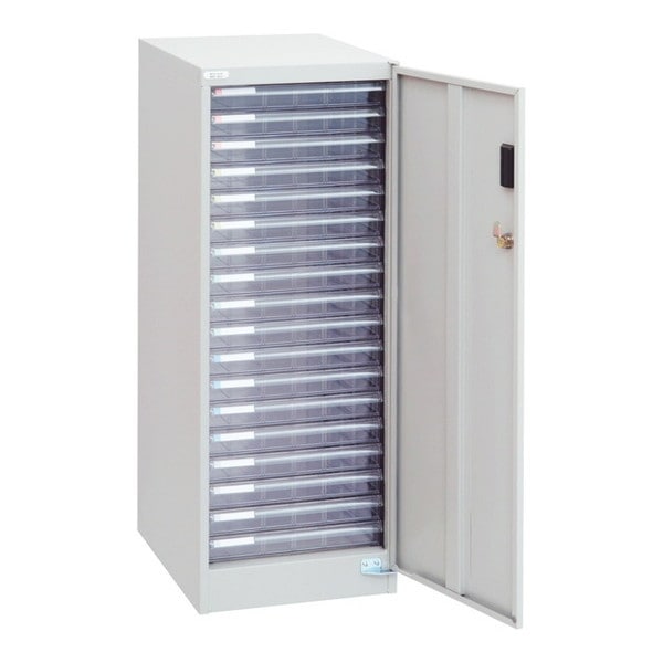 BF-S18 セキュリティフロアケース B4 浅18段 ニューグレー メーカー直送