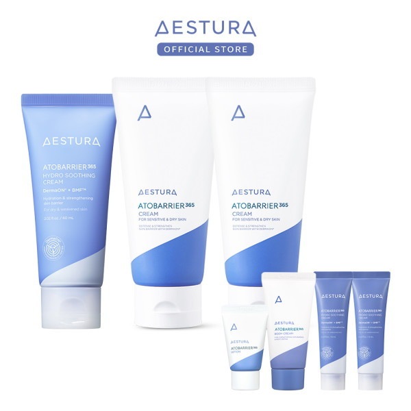 エストラアトバリア365クリーム80ml 2個+ハイドロスージングクリーム60ml