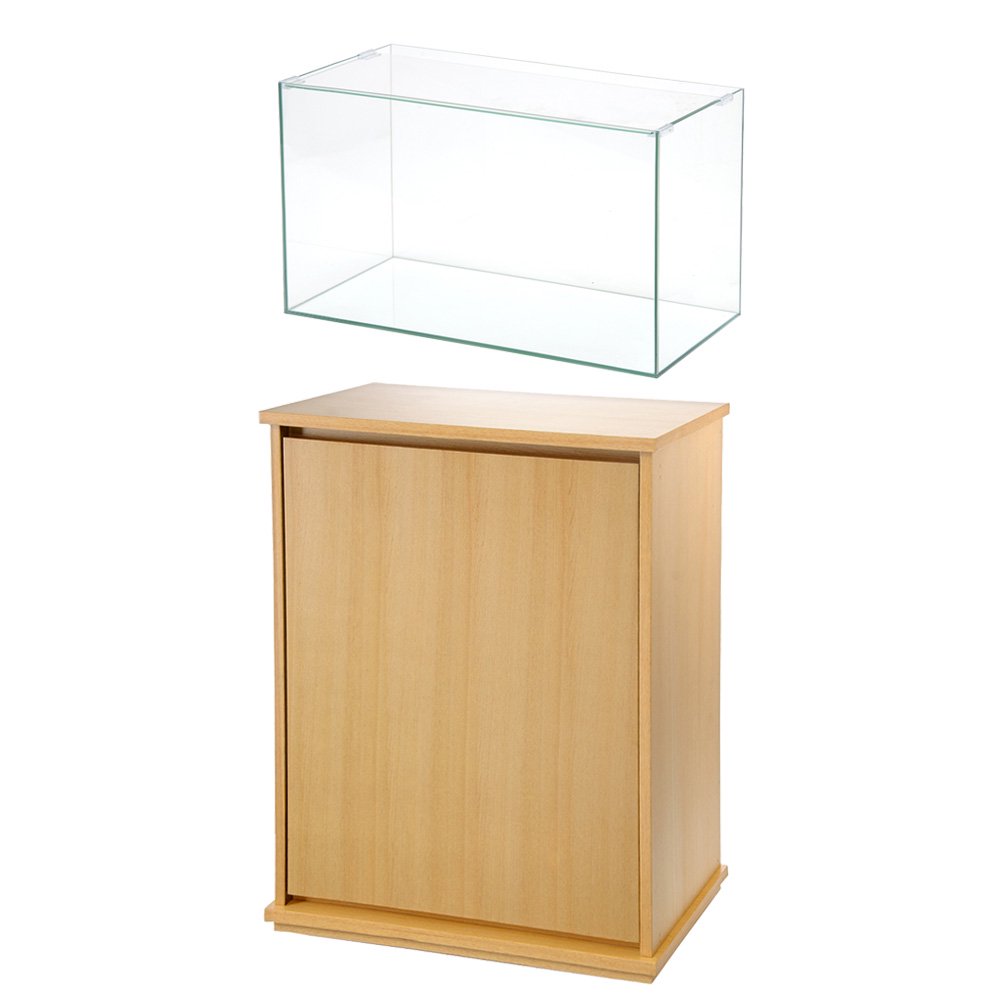 アクロ　ガラス水槽　アクロ６０　６０X３０X３６ｃｍ＋アクロ　水槽台　６０X３０X７０　穴無し　ラオスヒノキ　６０ｃｍ水槽　ＣＲＣ10―11―01―95―40