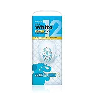 【パンツ Bigサイズ】ネピアWhito 12時間タイプ (1217Kg)38枚 単品