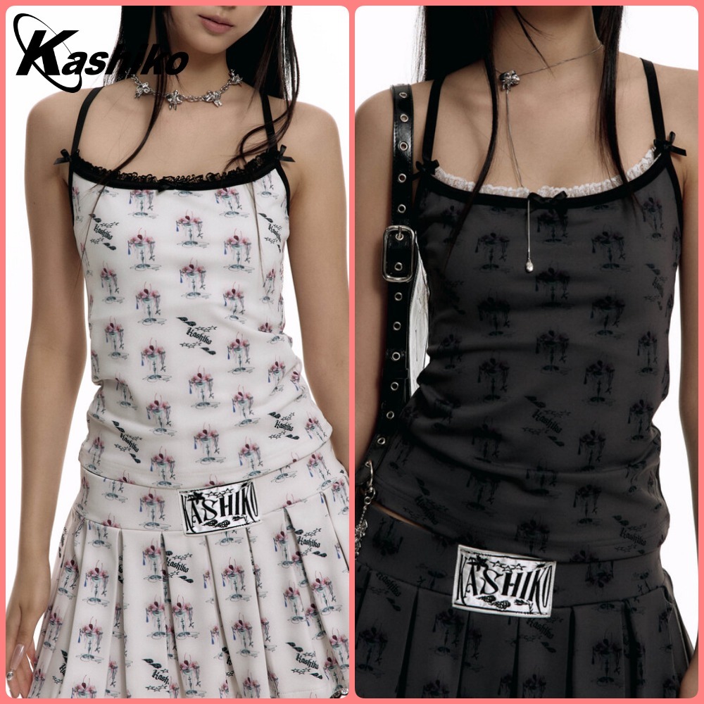 kashiko】Jewel Cocktail Sleeveless タンクトップ